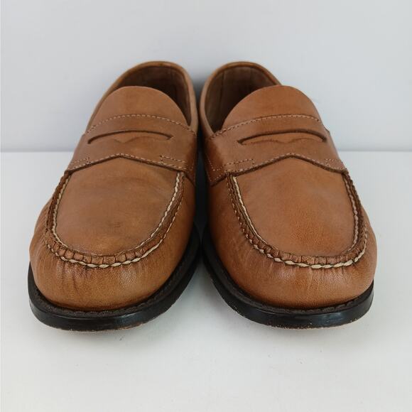 G. H. Bass & Co VTG Men's SZ 9 1/2 D Supple Leather Penny Loafers 0016 2908 261 - Picture 6 of 9